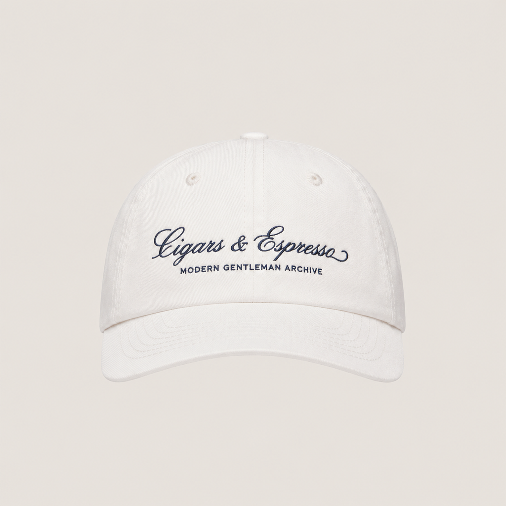 The Cigars & Espresso Club Cap — White