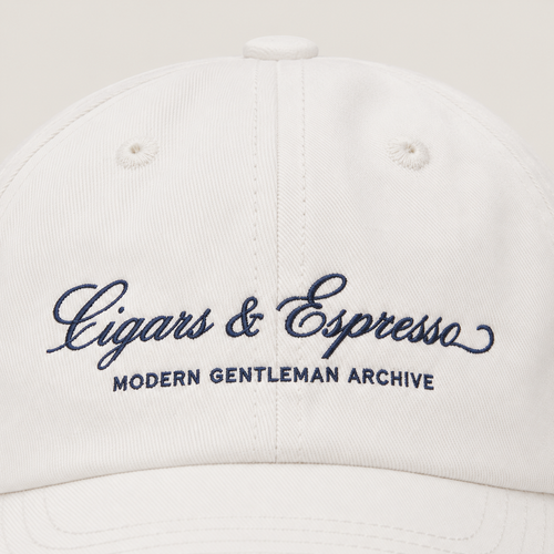 The Cigars & Espresso Club Cap — White