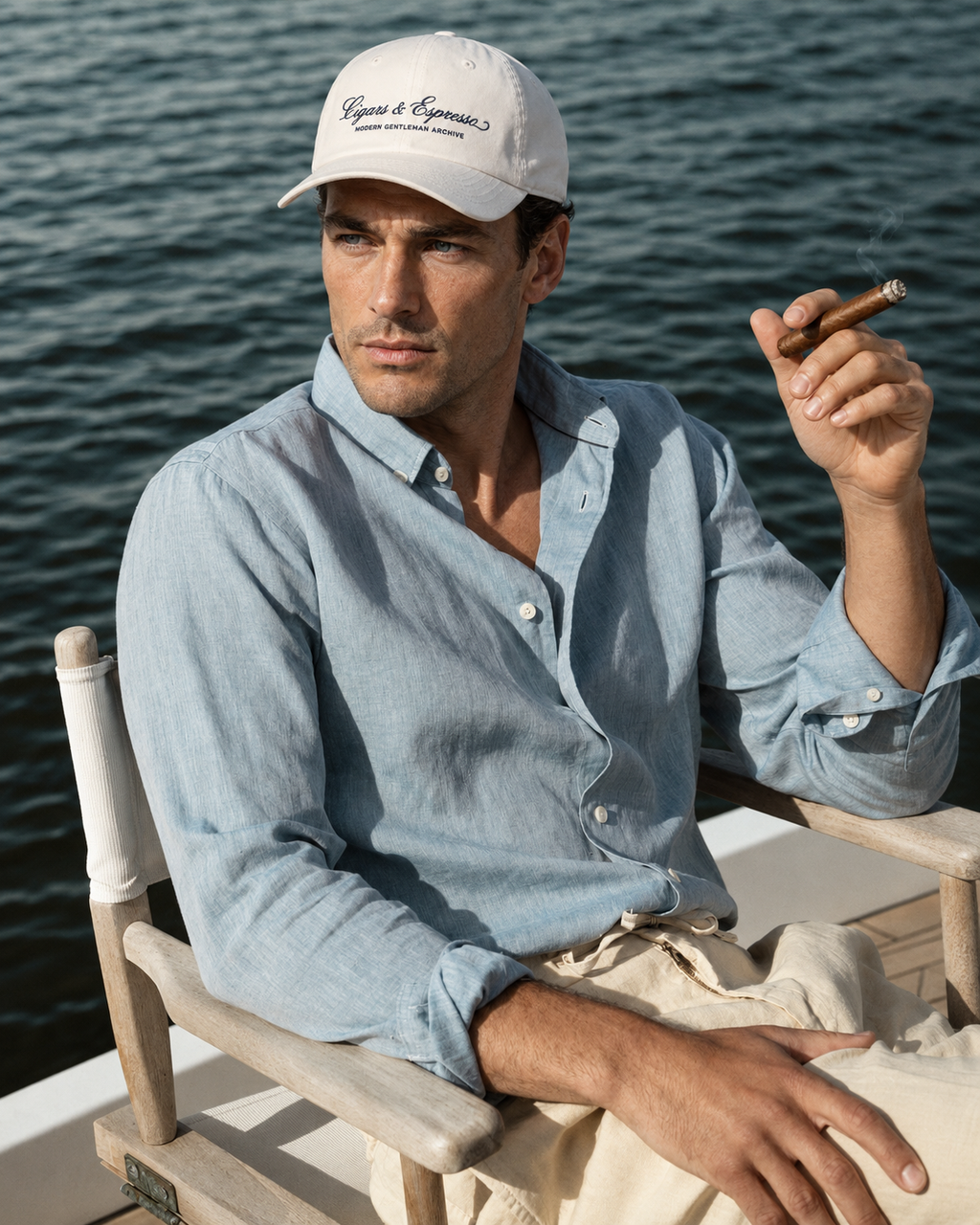 The Cigars & Espresso Club Cap — Natural