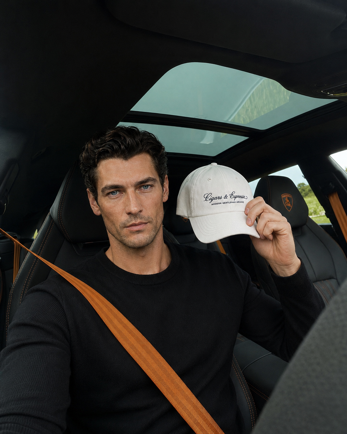 The Cigars & Espresso Club Cap — Natural