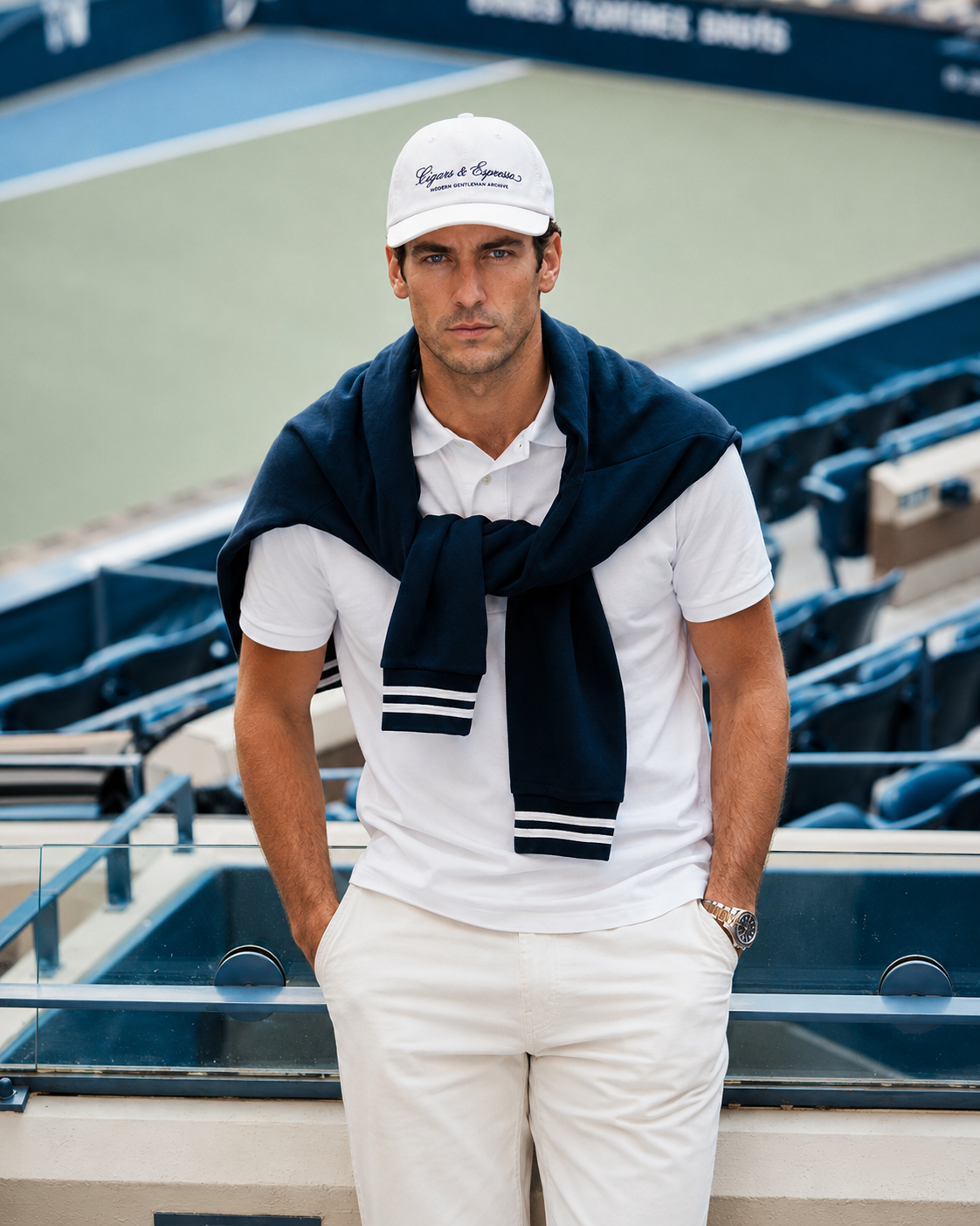 The Cigars & Espresso Club Cap — White