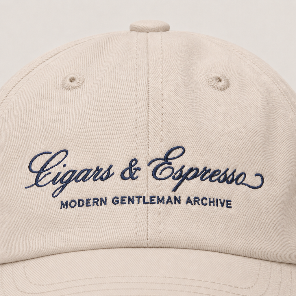 The Cigars & Espresso Club Cap — Natural