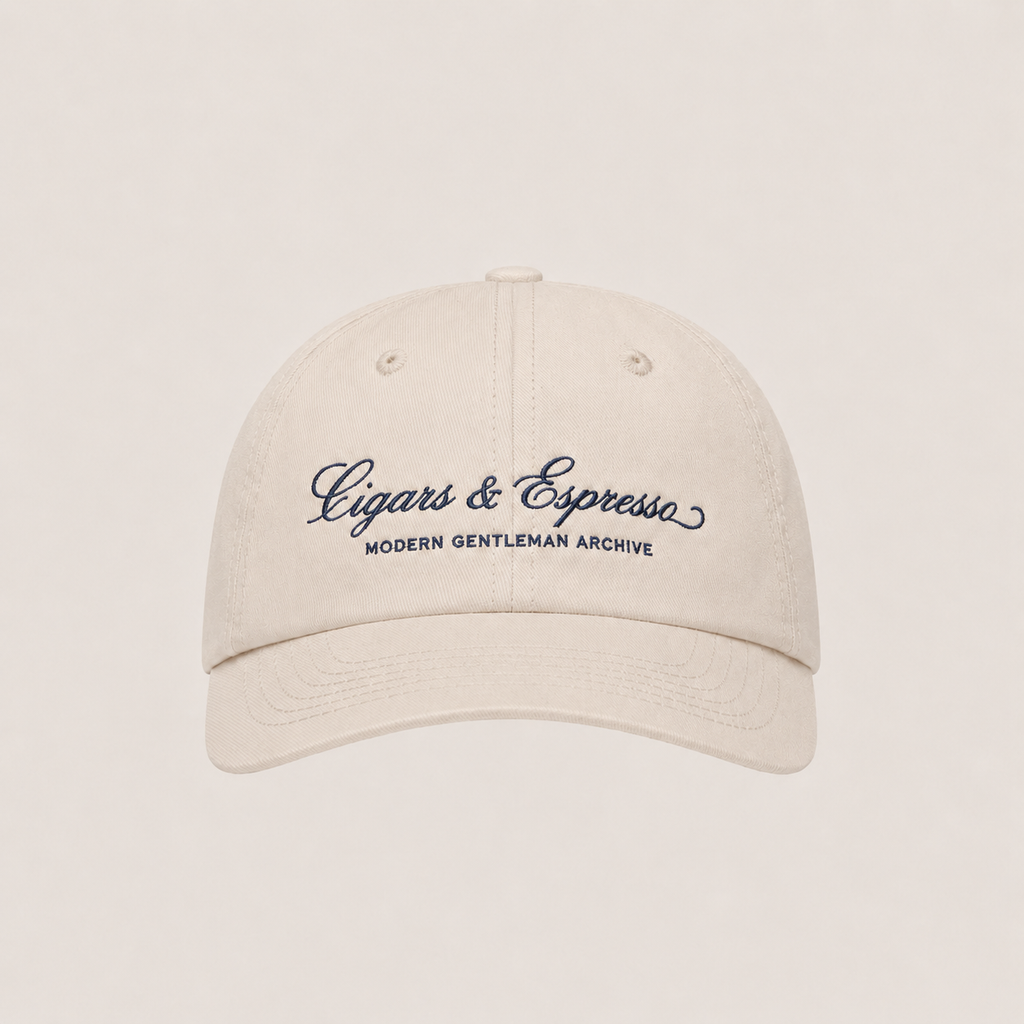 The Cigars & Espresso Club Cap — Natural