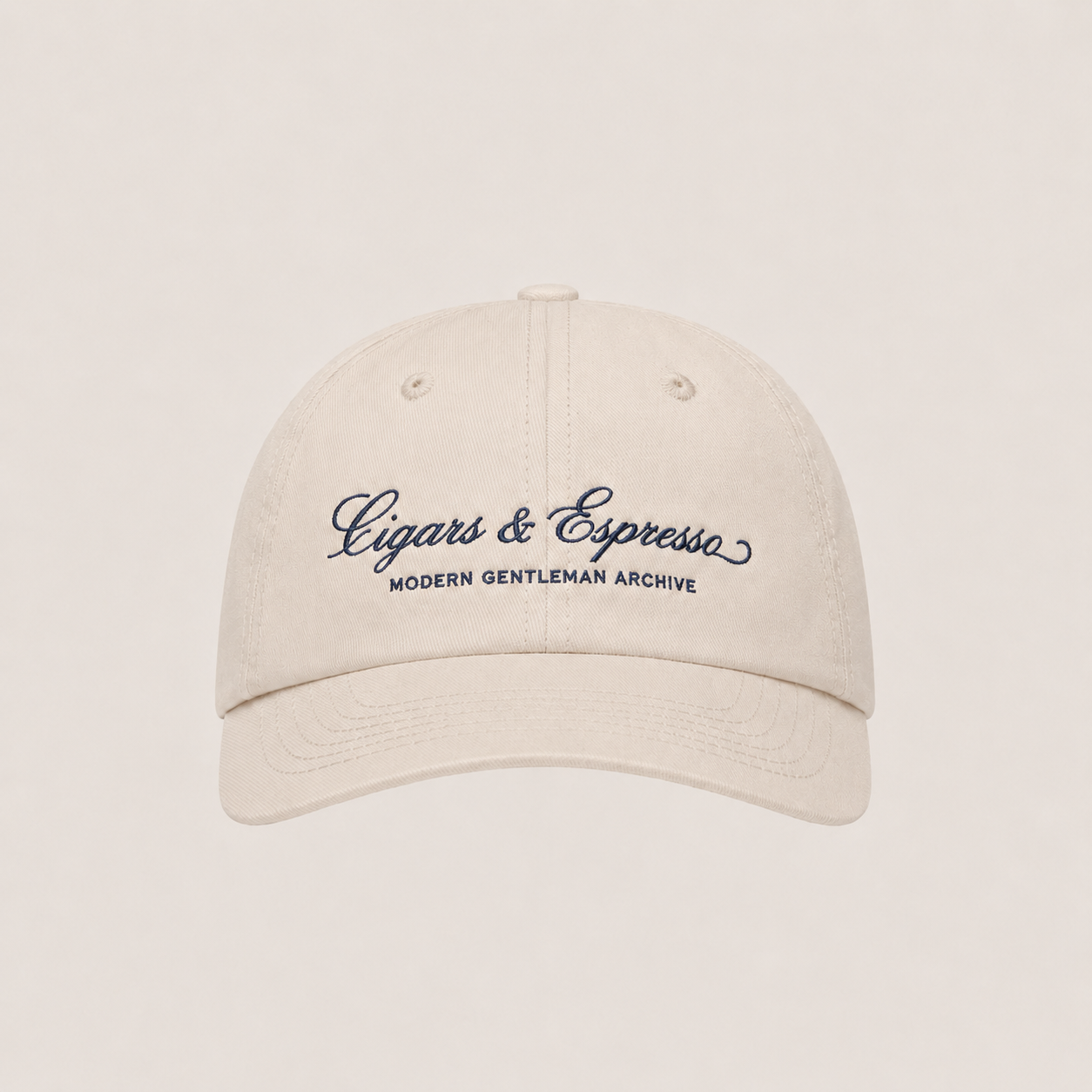 The Cigars & Espresso Club Cap — Natural