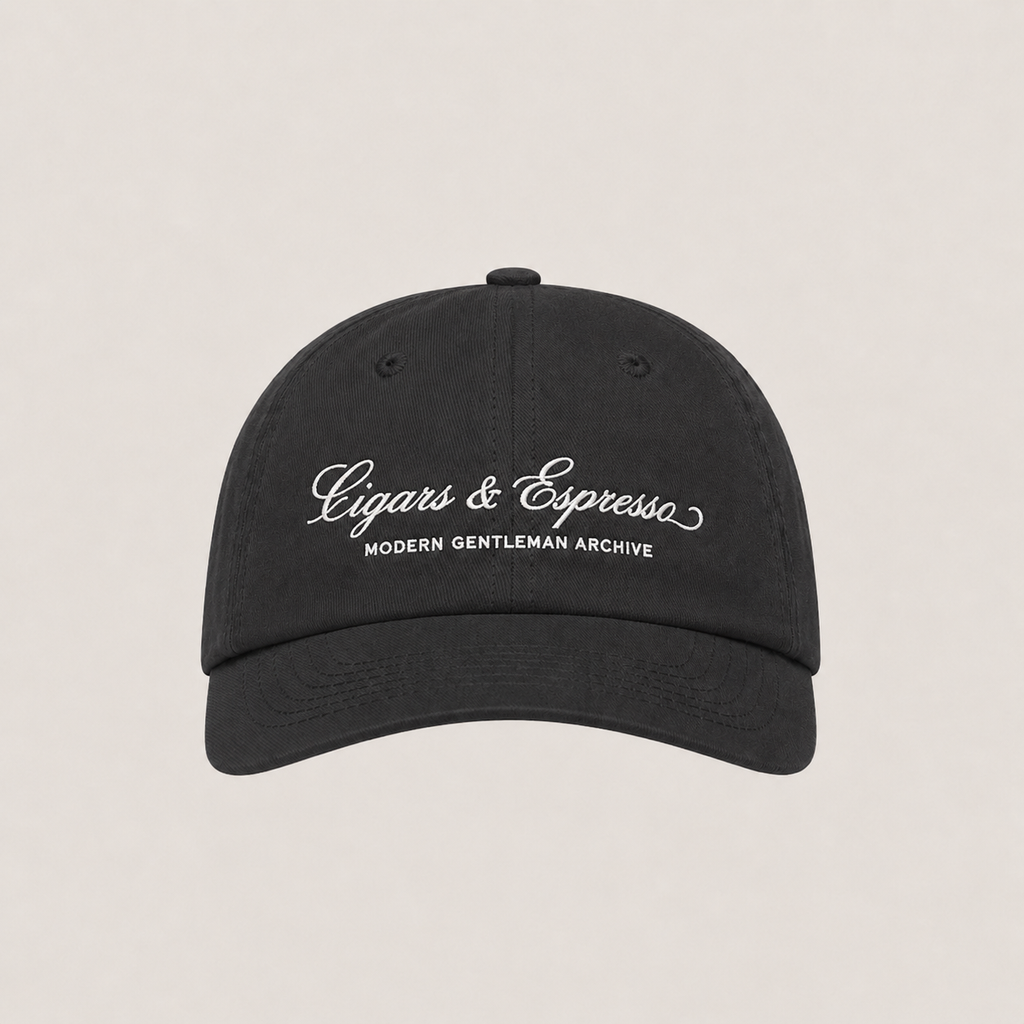 The Cigars & Espresso Club Cap — Black