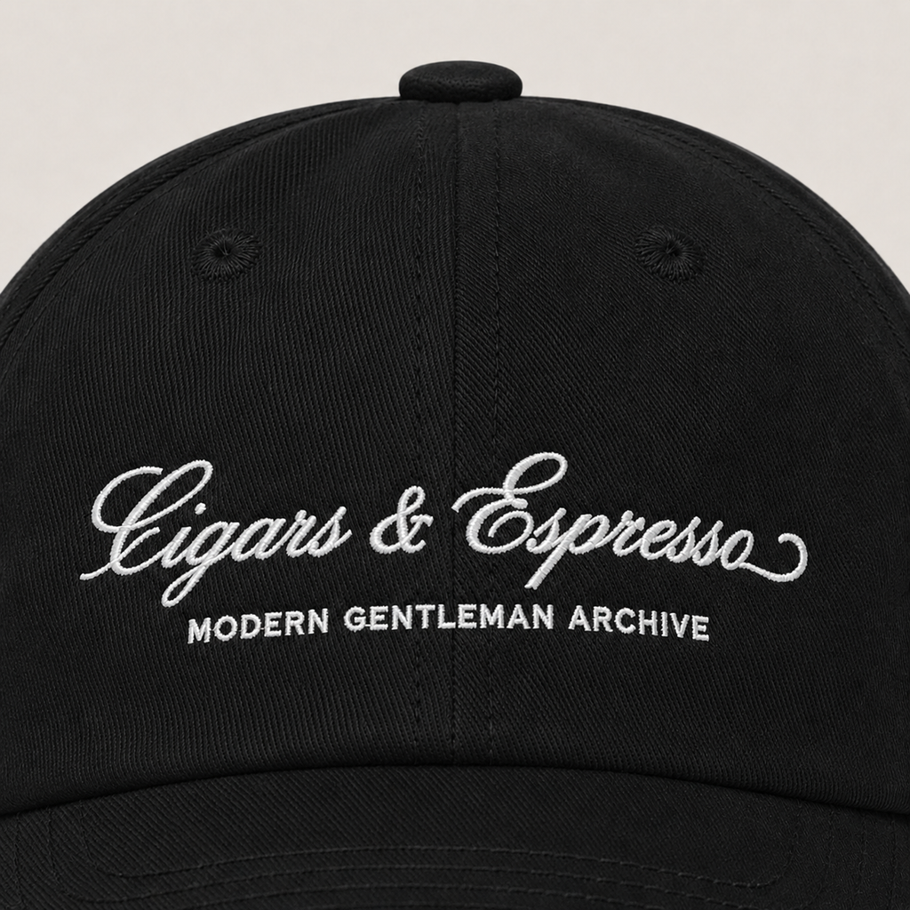 The Cigars & Espresso Club Cap — Black