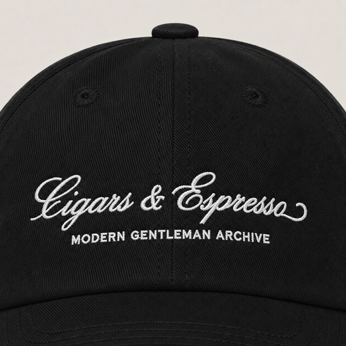 The Cigars & Espresso Club Cap — Black